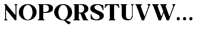 Galafera Bold Font UPPERCASE