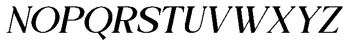 Galafera Italic Font UPPERCASE