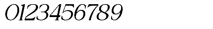 Galafera Light Italic Font OTHER CHARS