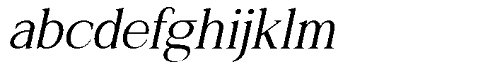 Galafera Light Italic FONT