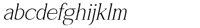 Galafera Thin Italic FONT