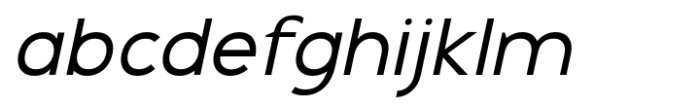 Galak Pro Extra Light Italic Font LOWERCASE
