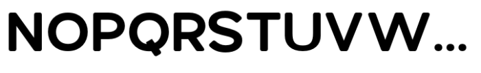 Galak Round Semi Bold Font UPPERCASE