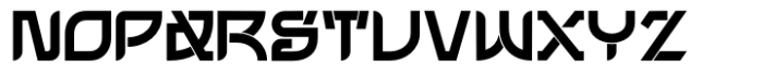 Galaksinos Regular Font UPPERCASE