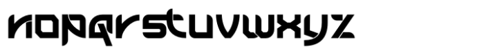 Galaksinos Regular Font LOWERCASE