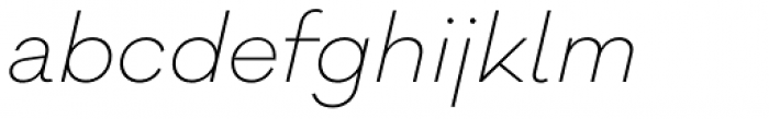 Galano Classic Alt Extra Light Italic Font LOWERCASE