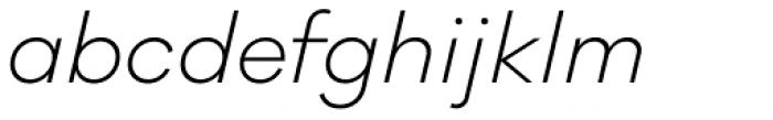 Galano Classic Light Italic Font LOWERCASE