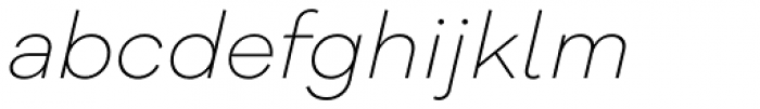 Galano Grotesque Alt Extra Light Italic Font LOWERCASE