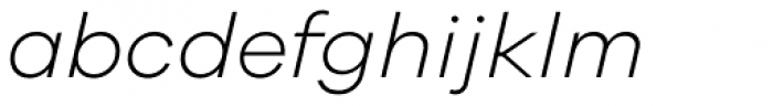 Galano Grotesque Light Italic Font LOWERCASE