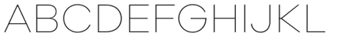 Galano Grotesque Thin Font UPPERCASE