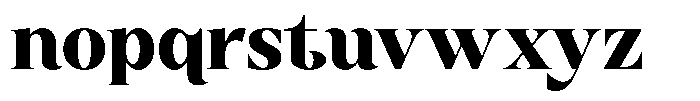 Galante Black Font LOWERCASE