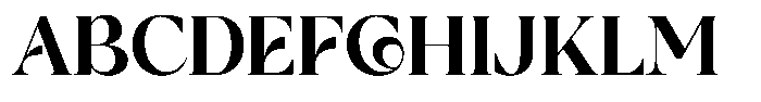 Galante Bold Font UPPERCASE