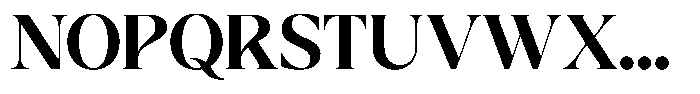 Galante Bold Font UPPERCASE