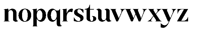 Galante Bold Font LOWERCASE