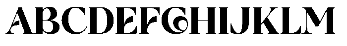 Galante Extra Bold Font UPPERCASE