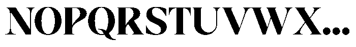 Galante Extra Bold Font UPPERCASE