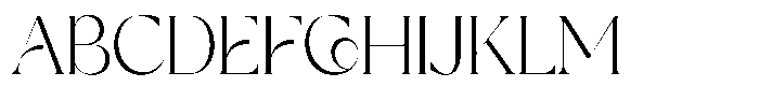 Galante Extra Light Font UPPERCASE
