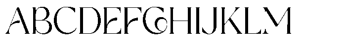 Galante Light Font UPPERCASE
