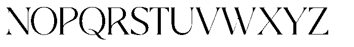 Galante Light Font UPPERCASE