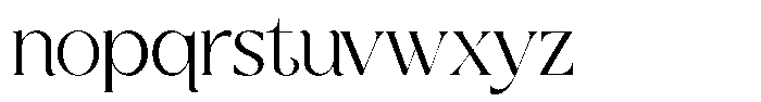 Galante Light Font LOWERCASE
