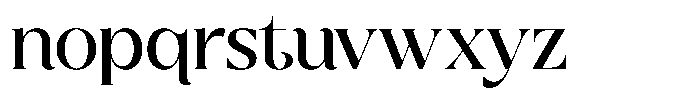 Galante Medium Font LOWERCASE