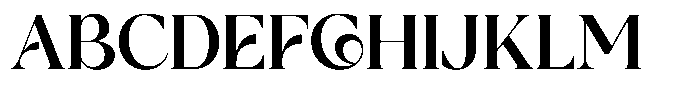Galante Semi Bold Font UPPERCASE