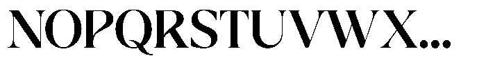 Galante Semi Bold Font UPPERCASE