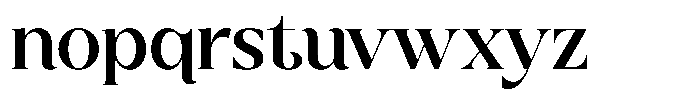 Galante Semi Bold Font LOWERCASE