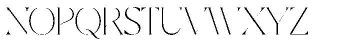 Galante Thin Font UPPERCASE