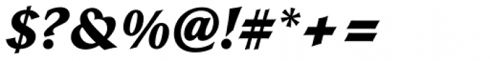 Galathea BQ Bold Italic Font OTHER CHARS