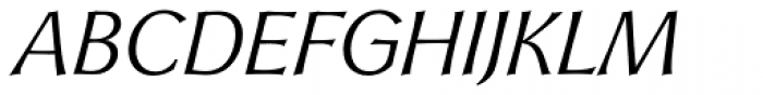 Galathea BQ Light Italic Font UPPERCASE