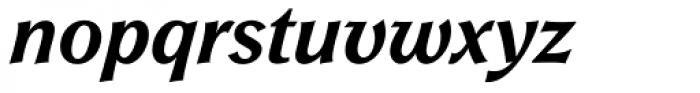 Galathea BQ Medium Italic Font LOWERCASE