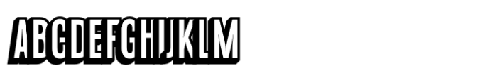 Galber Extrude Left Font