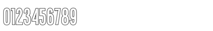 Galber Outline Font OTHER CHARS