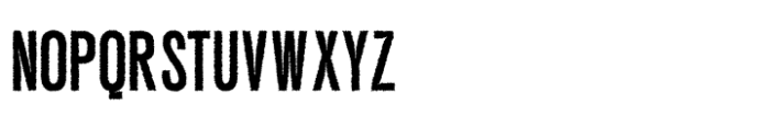 Galber Rough Font UPPERCASE