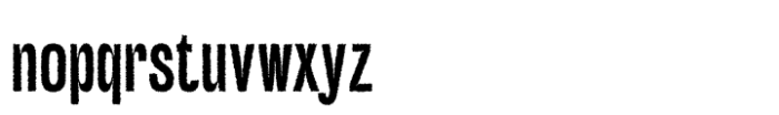 Galber Rough Font LOWERCASE