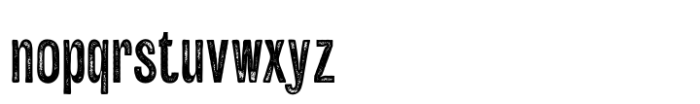 Galber Stamp Font LOWERCASE