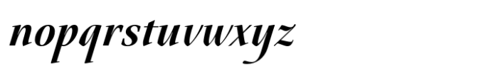 Galdana Bold Italic Font LOWERCASE
