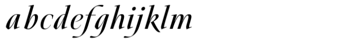 Galdana Caption Italic Font LOWERCASE