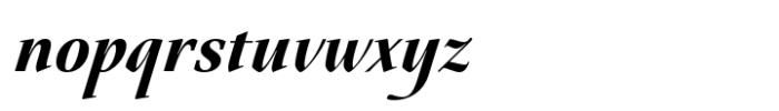 Galdana Heavy Italic Font LOWERCASE