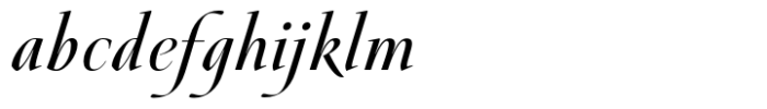 Galdana Italic Font LOWERCASE