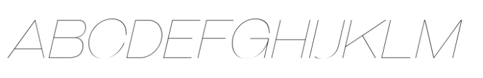Galderglynn Esquire Hairline Italic Font UPPERCASE