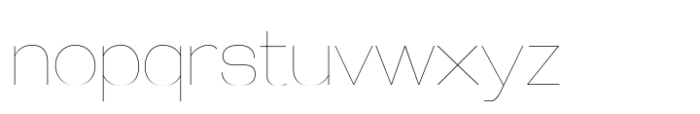 Galderglynn Esquire Hairline Font LOWERCASE