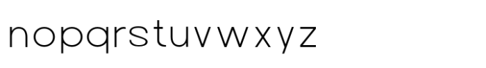 Galdern Thin Font LOWERCASE
