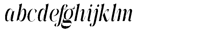Galdertin Charetam Italic Black Condensed Italic FONT