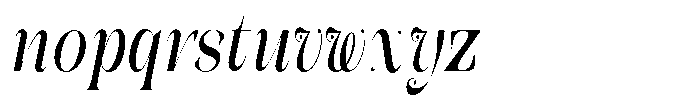 Galdertin Charetam Italic Black Condensed Italic Font LOWERCASE