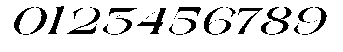 Galdertin Charetam Italic Black Expanded Italic Font OTHER CHARS