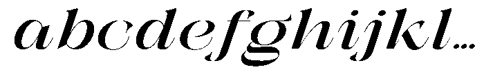 Galdertin Charetam Italic Black Expanded Italic FONT