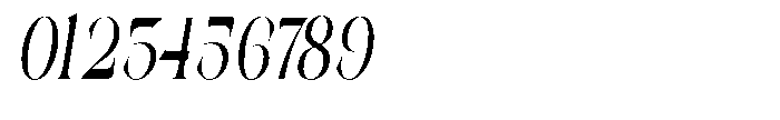 Galdertin Charetam Italic Black Extra Condensed Italic Font OTHER CHARS