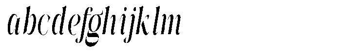 Galdertin Charetam Italic Black Extra Condensed Italic FONT
